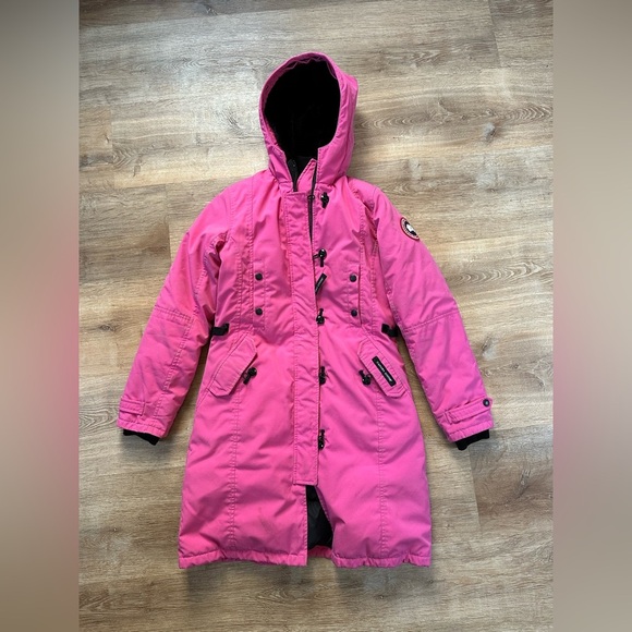 Authentic Canada Goose Down Filled Kensington Parka Summit Pink Size XS - Picture 2 of 14